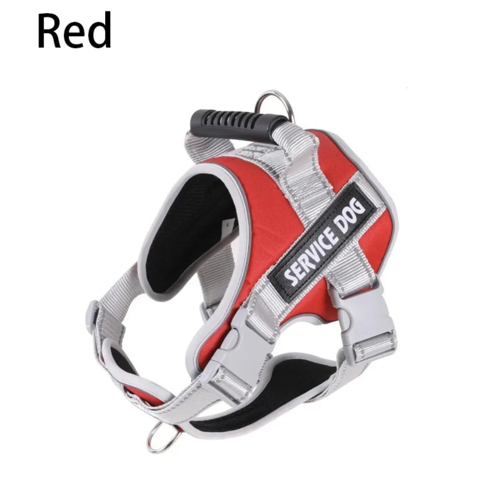 Chest Collars Adjustable Dog Harness Reflective Leash Set Reflective Vest Harness Adjustable Harness Outdoor Walking