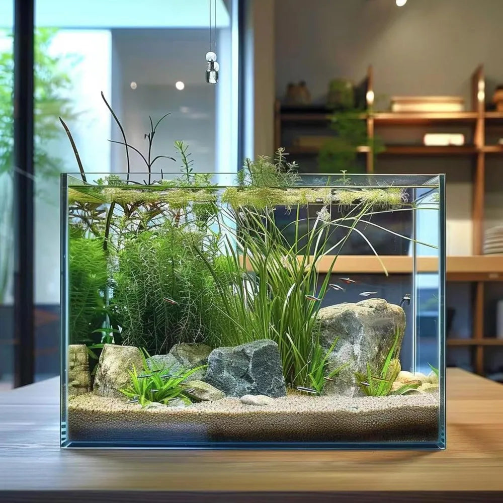 3 Gallon Glass Aquarium for Betta Goldfish Snails Shrimp