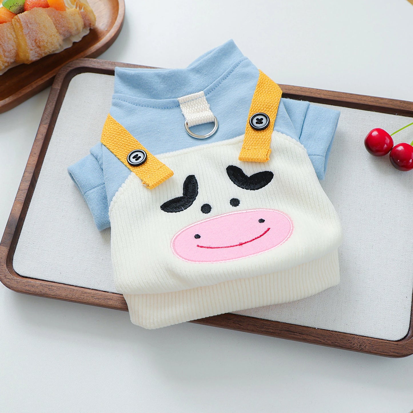 Adorable Puppy Hoodies with Colorful Patterns and Zipper Closure for Stylish Small Dog Outfits