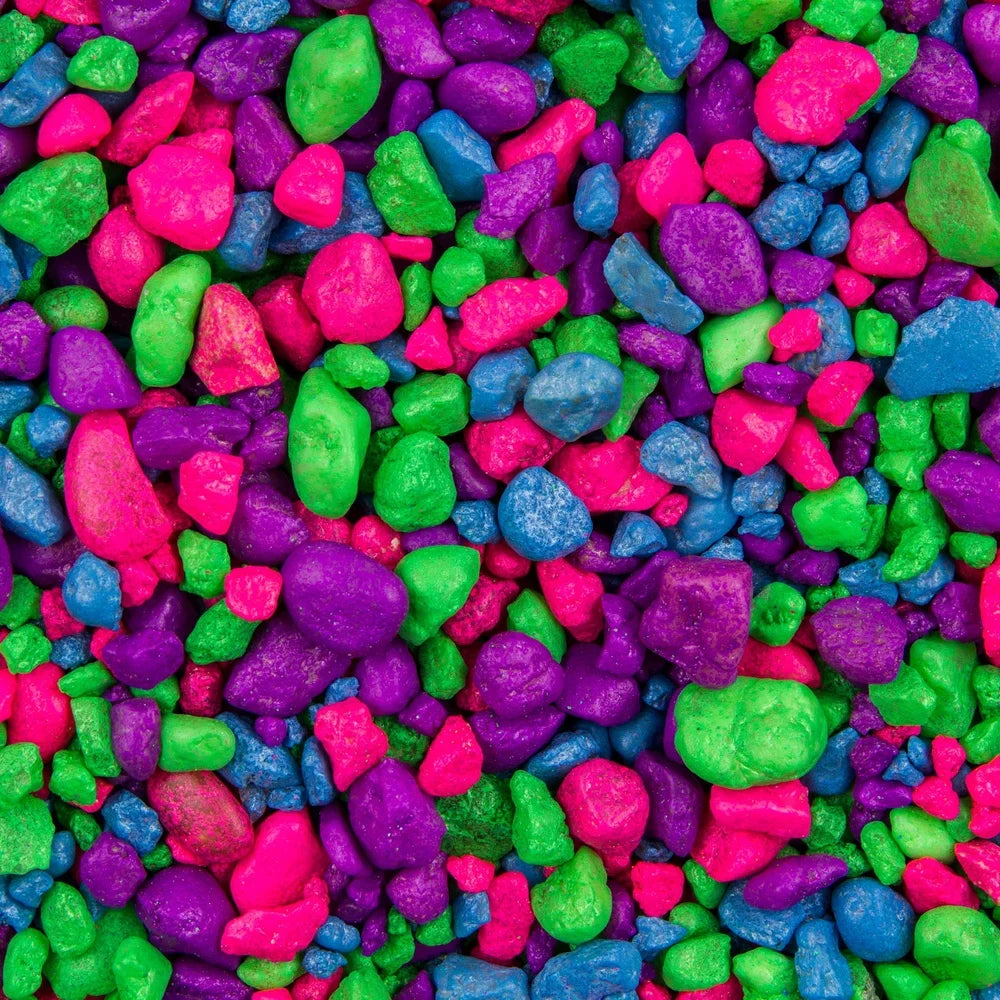 4 Pack Aquarium Gravel Multicolor 2 lb Lightweight Decorative Stones Nano Tanks Bowls Terrariums Crafts pH Neutral Bacteria