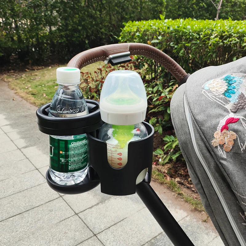 2-in-1 cup holder Baby Stroller Cup Holder Rack Children Bicycle Cart Bottle Rack Kids Bicycle Pushchair Accessories