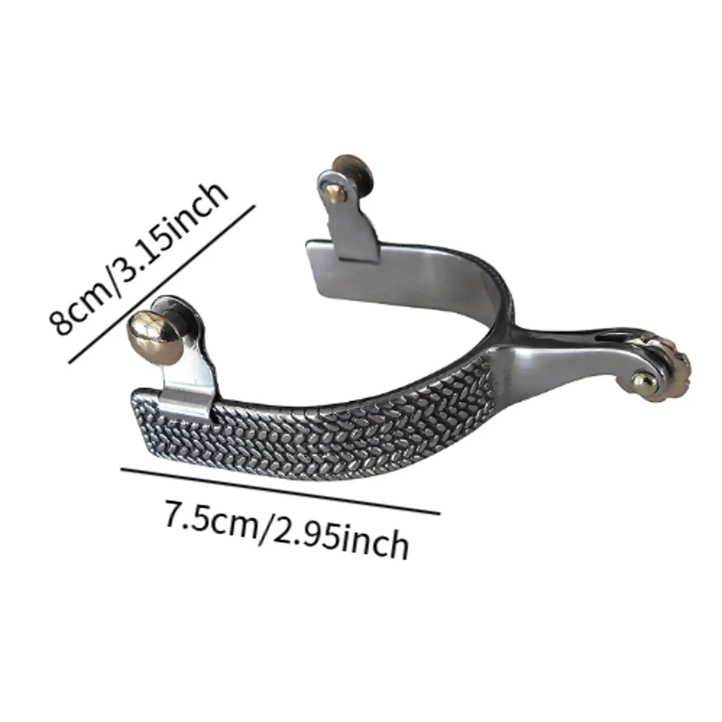 2 Pieces Western Horse Spur Antique Style for Men Women Horse Boot Spur with