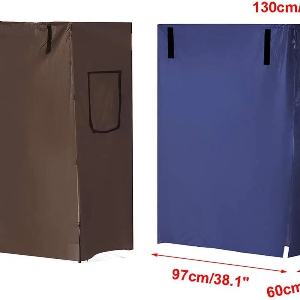 Breathable, Light-Blocking Universal Bird Cage Cover for Parrot Nests, Outdoor Use, Dust Protection (Blue)