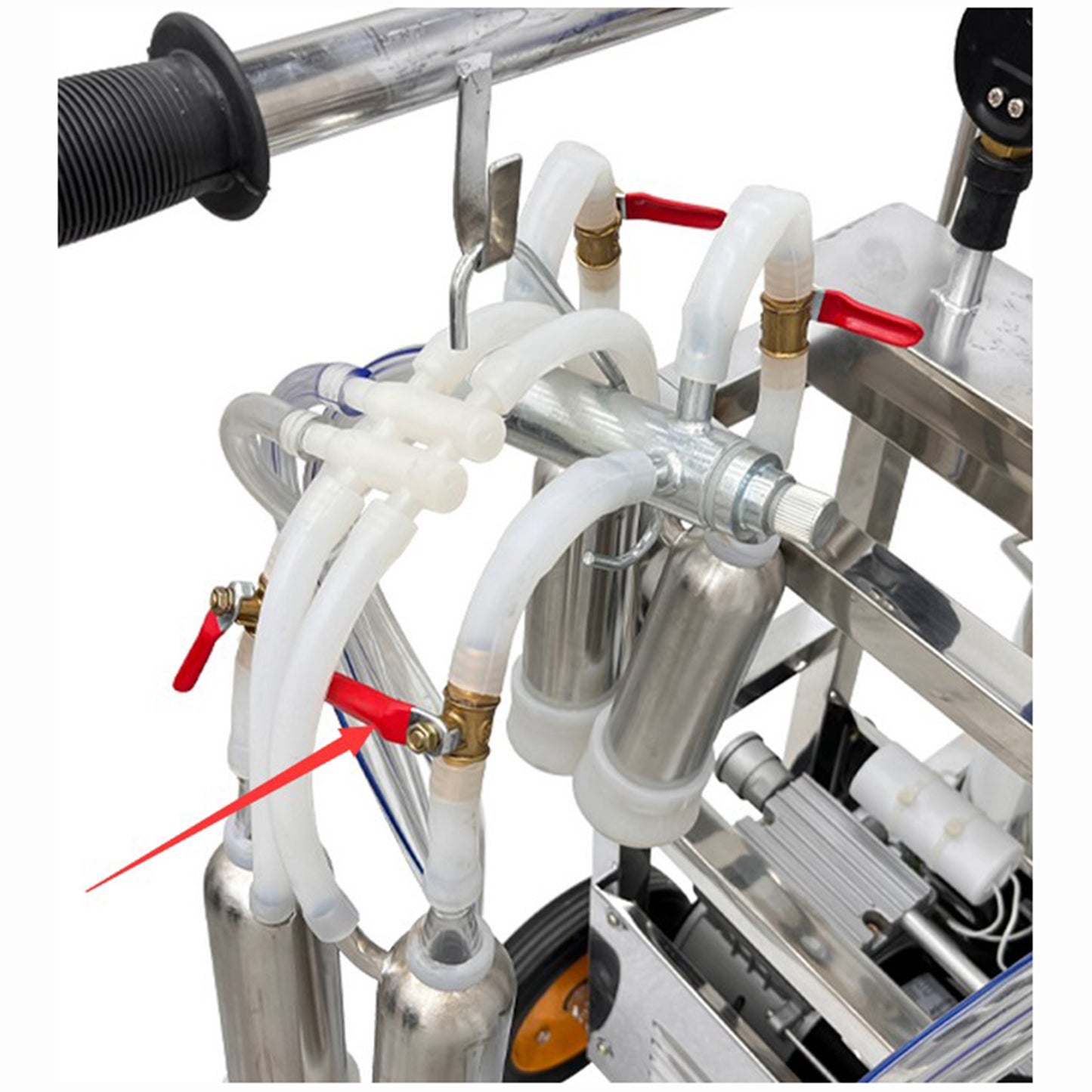 Electric Milking Machine for Cows 25L Automatic Oil-Free Vacuum Pump Goat Milker Stainless Steel Dairy Farm Milking Equipment