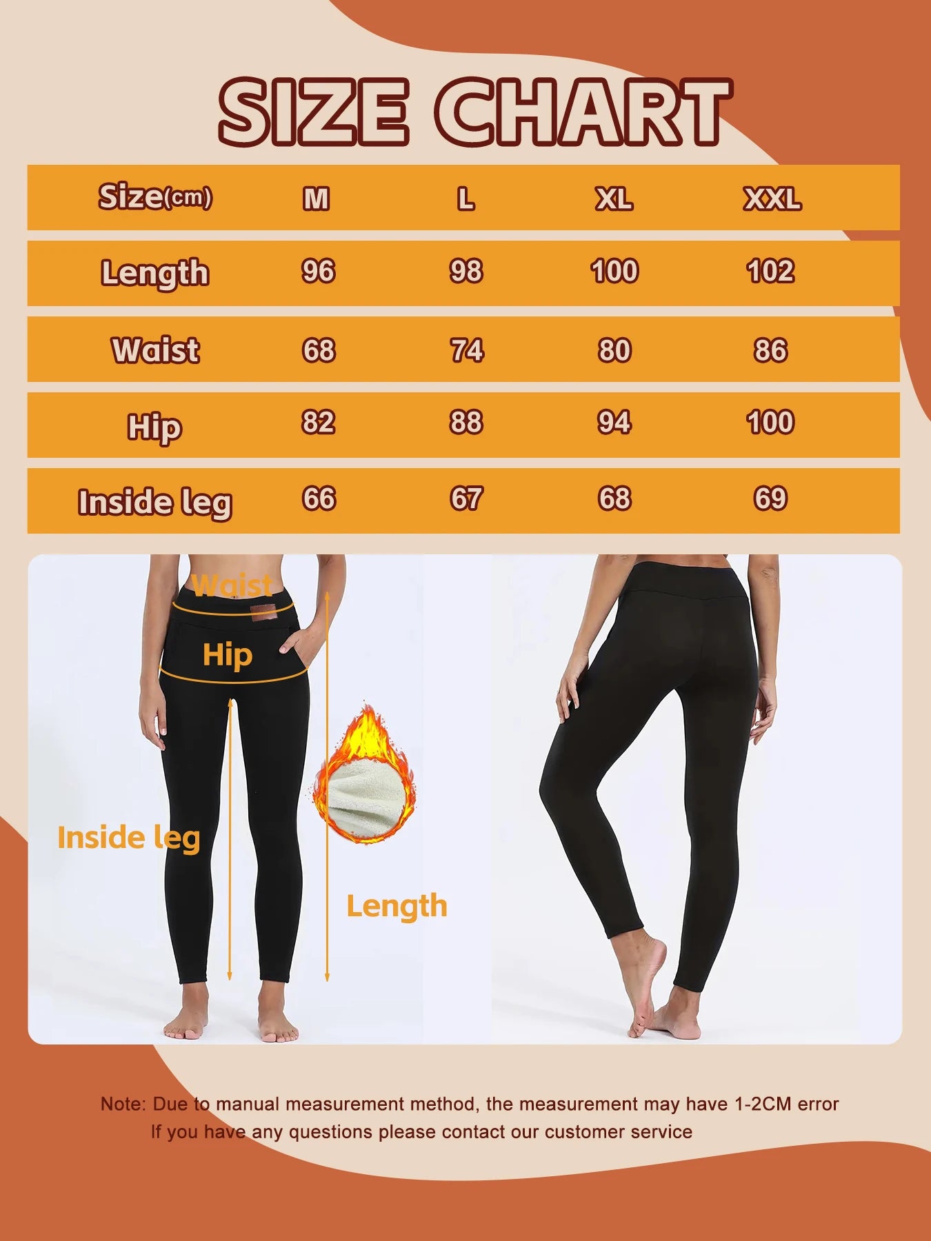 Lady's fleece pants, sweatpants，High Waist Plush Yoga Pants Outdoor Cycling Running Fitness Skiing Leggings,Leggings For Women