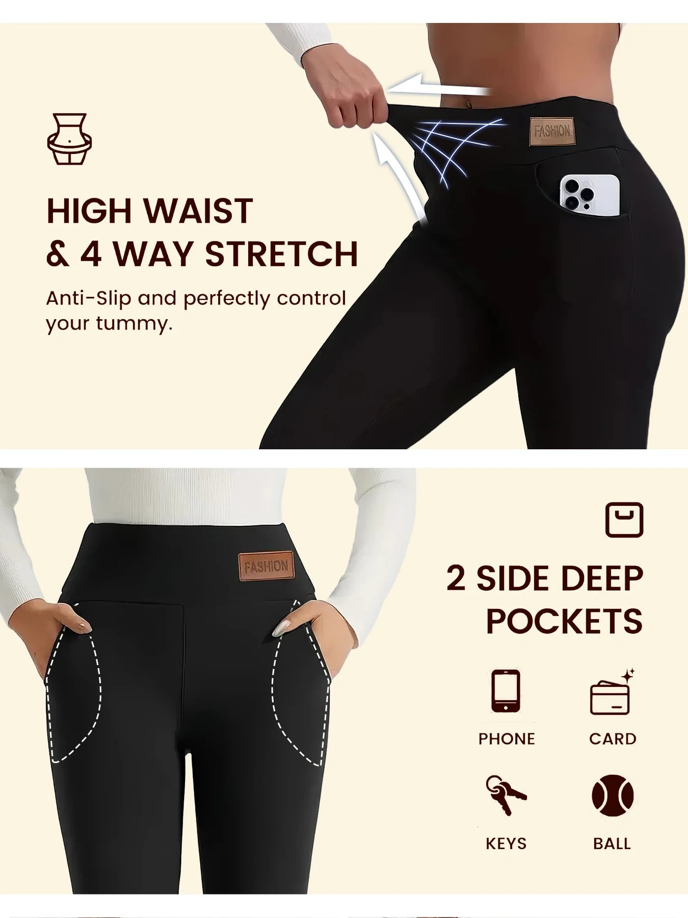 Lady's fleece pants, sweatpants，High Waist Plush Yoga Pants Outdoor Cycling Running Fitness Skiing Leggings,Leggings For Women