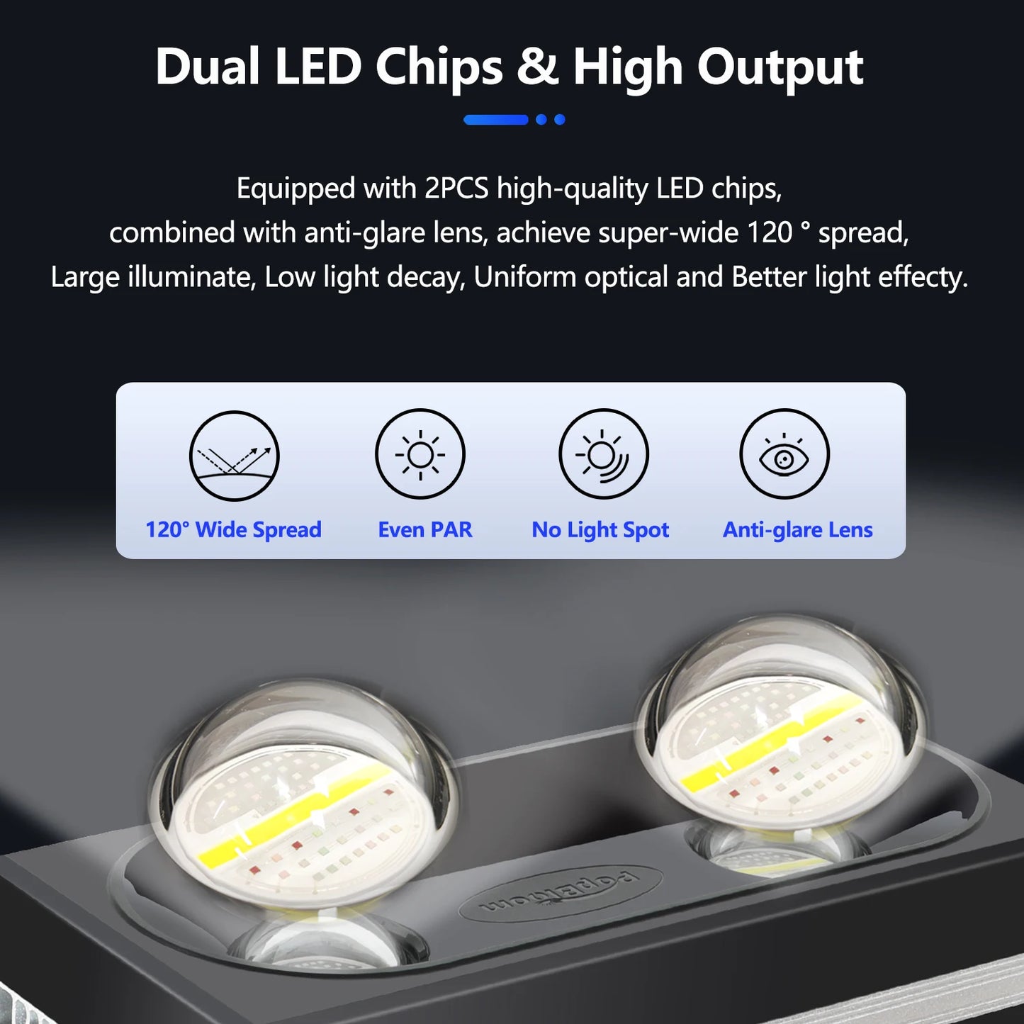 PopBloom RL90/RL180 WiFi Aquarium light, Full Spectrum Saltwater Aquarium Led Lamp for Reef Coral SPS/LPS Marine Aquarium Tank