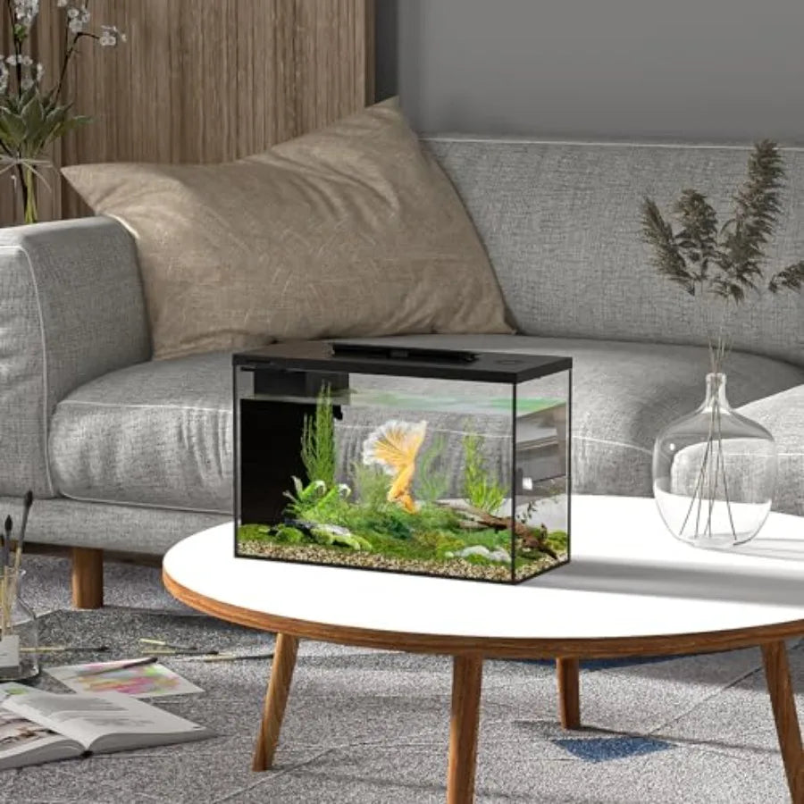 4.5 Gallon Self Cleaning Betta Tank Kit With Led Light