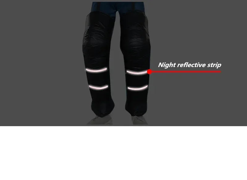 Motorcycle Warm Kneepad Legs Motorbike Riding Windproof Winter PU Leather Waterproof Scooter Protective Protective Knee Pads