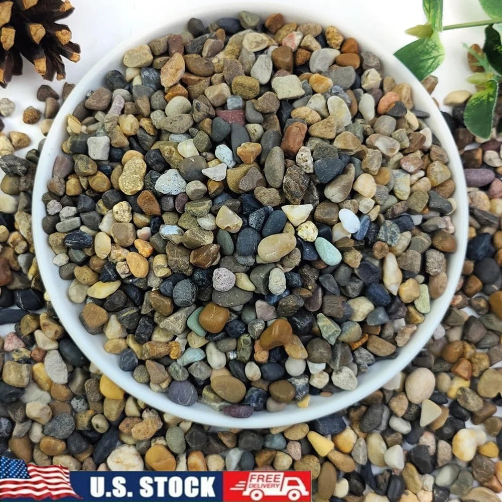 Natural River Rocks Aquarium Gravel 5 Lbs Fish Tank Pebbles