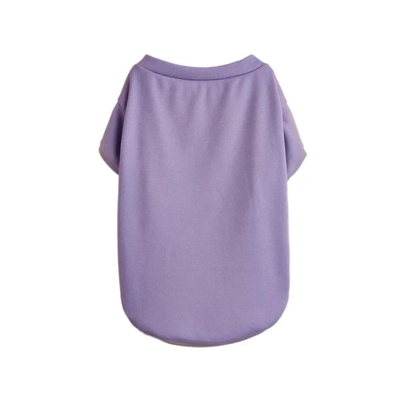 Breathable Dog T-shirt Solid Comfortable Thin Vest for Yorkshire Terrier Cute Summer Pet Clothes Dog Vest Pet Supplies