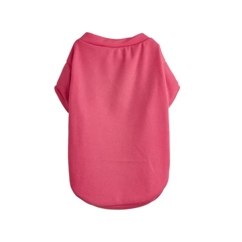 Breathable Dog T-shirt Solid Comfortable Thin Vest for Yorkshire Terrier Cute Summer Pet Clothes Dog Vest Pet Supplies