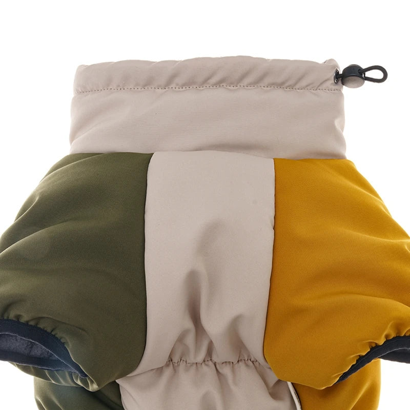 Dog Winter Coat Warm Jacket for Small Medium Dogs Padded Clothing French Bulldog Yorkie Pug Waterproof Dog Clothes Pet Outfit