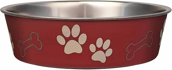 Bella Dog Bowls- Stainless Steel Dog & Cat Bowls - Spill Proof Dog Food Bowl, Cat Bowl, Puppy Essentials & Pet Supplies Great f
