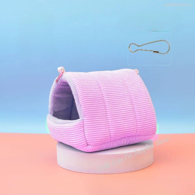 Bird Cage Parrot Cotton Nest Thickened Winter Bird Cotton Nest Pet Mini House Hammock Cage Hut Tent Bed Hanging Cave Pet Product