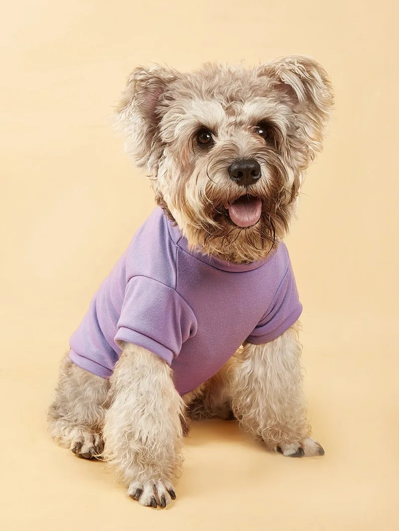 Breathable Dog T-shirt Solid Comfortable Thin Vest for Yorkshire Terrier Cute Summer Pet Clothes Dog Vest Pet Supplies