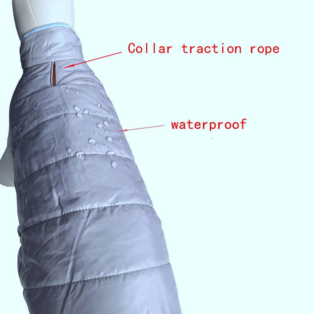 Reversible Dog Coat Double Side Wear Dog Vest Jacket Waterproof Winter Dog Coat Cold Weather Pet Outfit for Small Medium Dogs