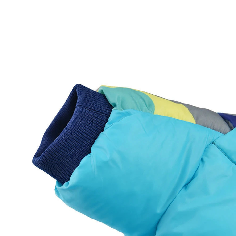 Autumn Winter Pet Dog Padded Coat Super Warm Jacket Thicken Reflective Dog Clothes Waterproof Puppy Jumpsuits Pet Dog Clothing