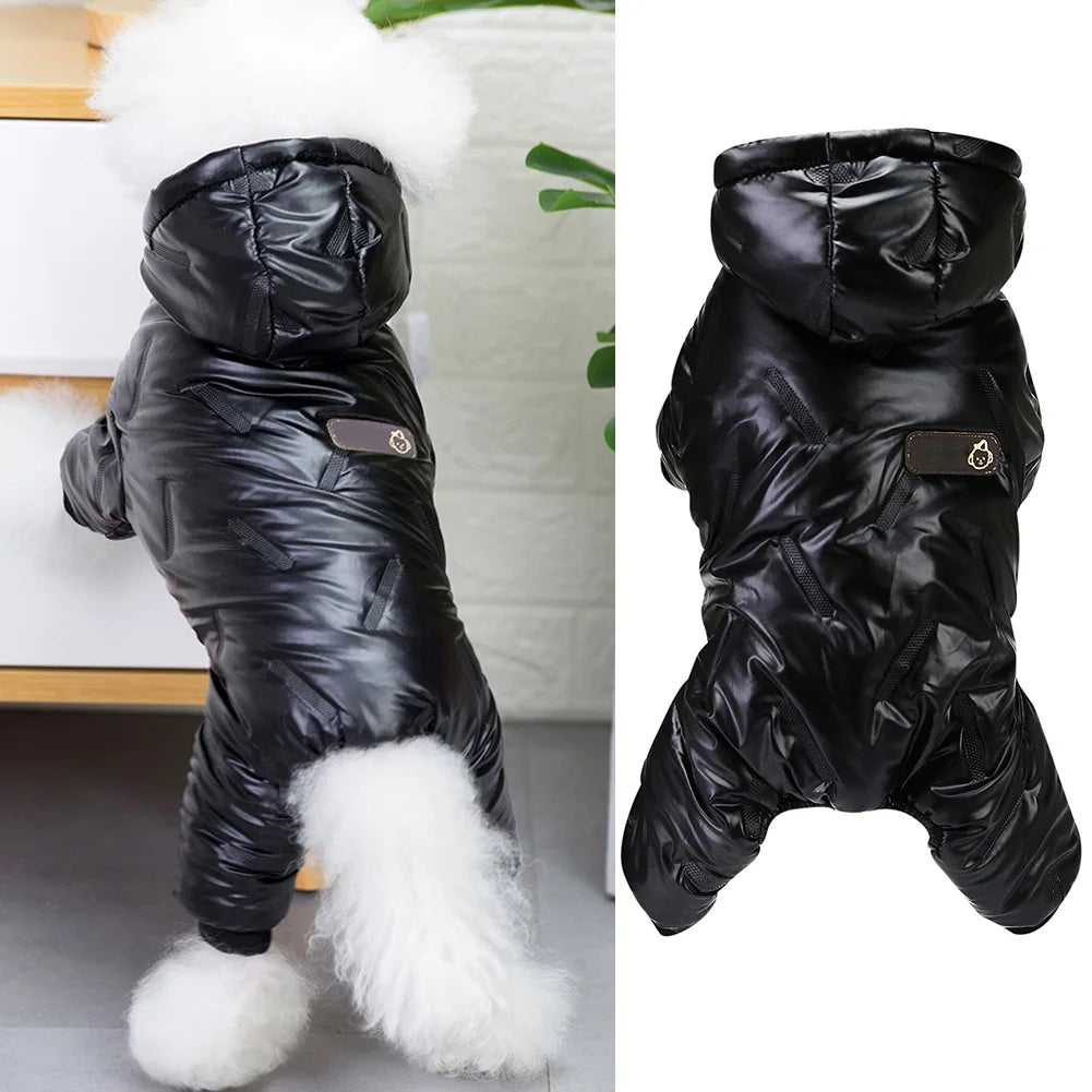 Winter Pet Dog Clothes Waterproof Warm Dog Jumpsuit for Small Dogs Chihuahua Puppy Down Coat Jacket French Bulldog Pet Outfits