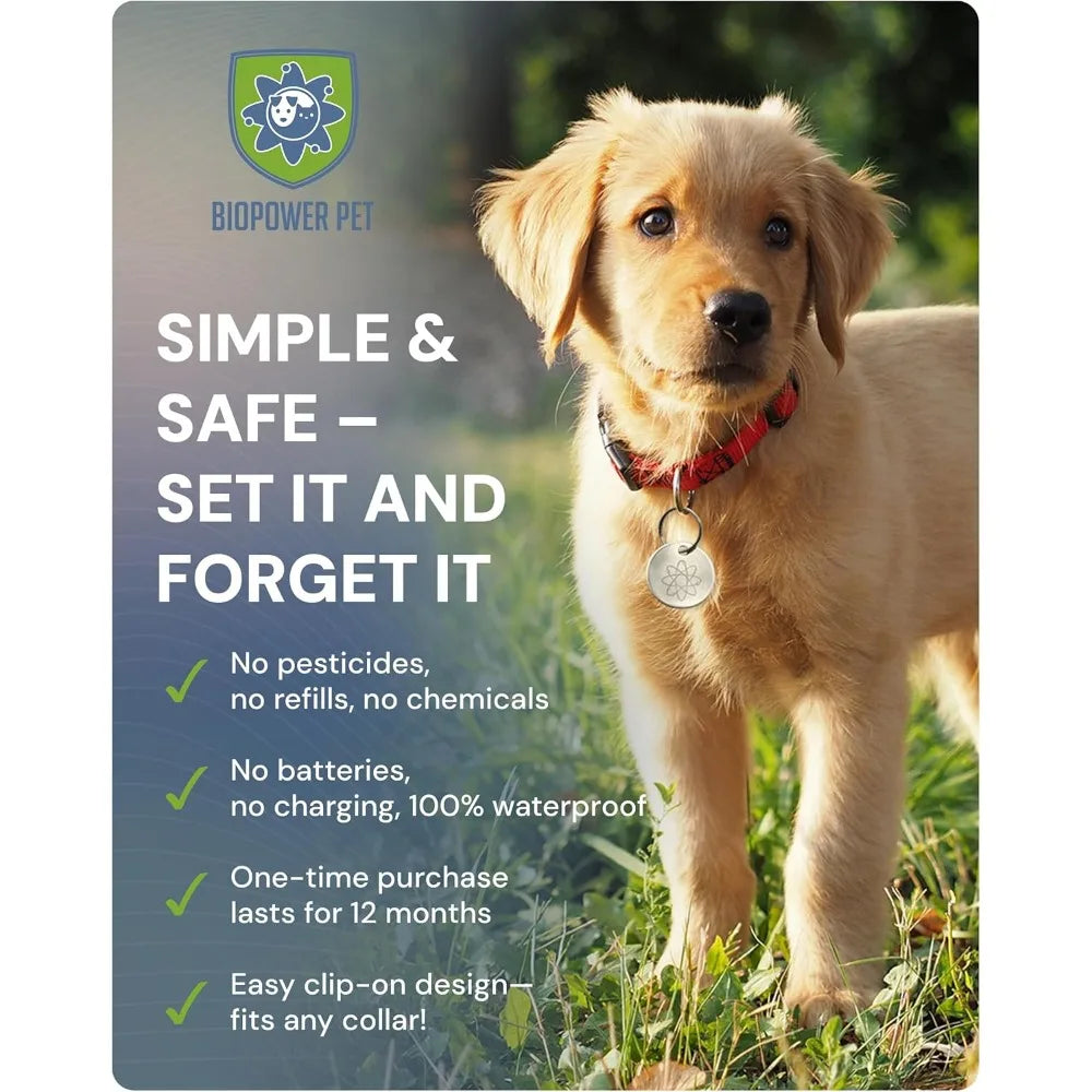 BioPower Pet Shield Natural Flea And Tick Collar Tag