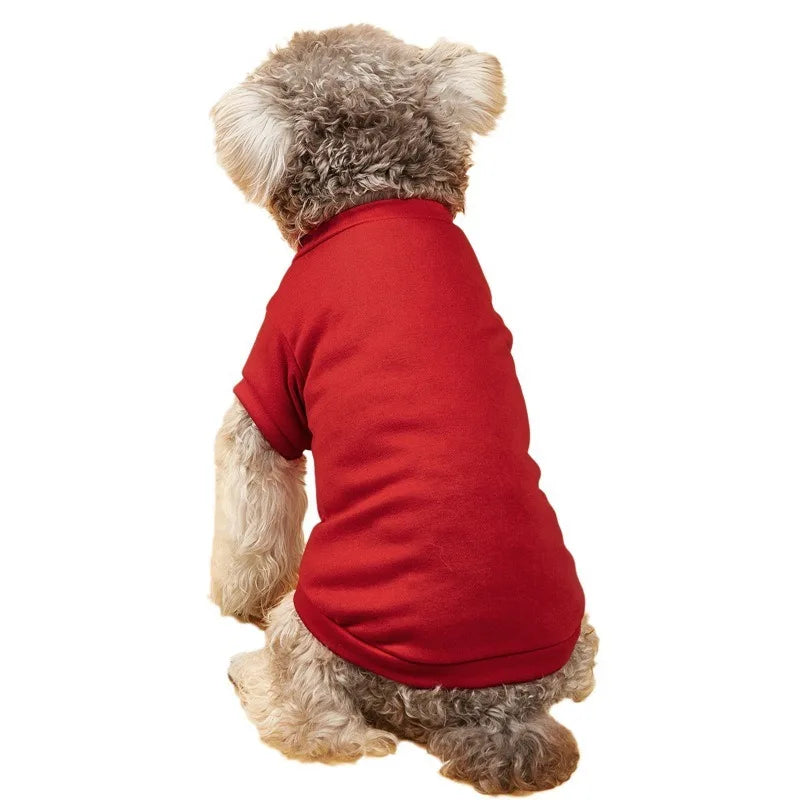 Breathable Dog T-shirt Solid Comfortable Thin Vest for Yorkshire Terrier Cute Summer Pet Clothes Dog Vest Pet Supplies
