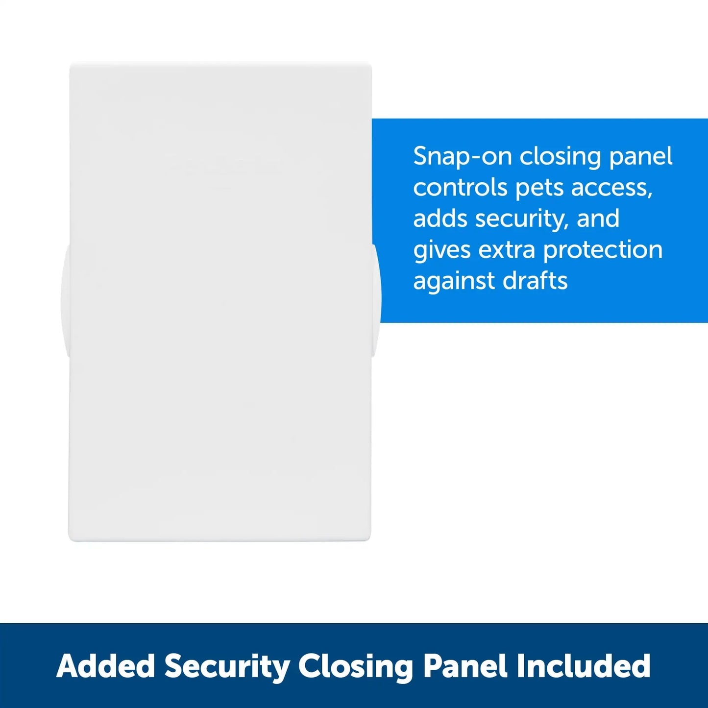 X-Large Plastic Pet Door for Dogs & Cats Up to 220 lb, Easy Installation for Interior & Exterior Doors, Weather Resistant