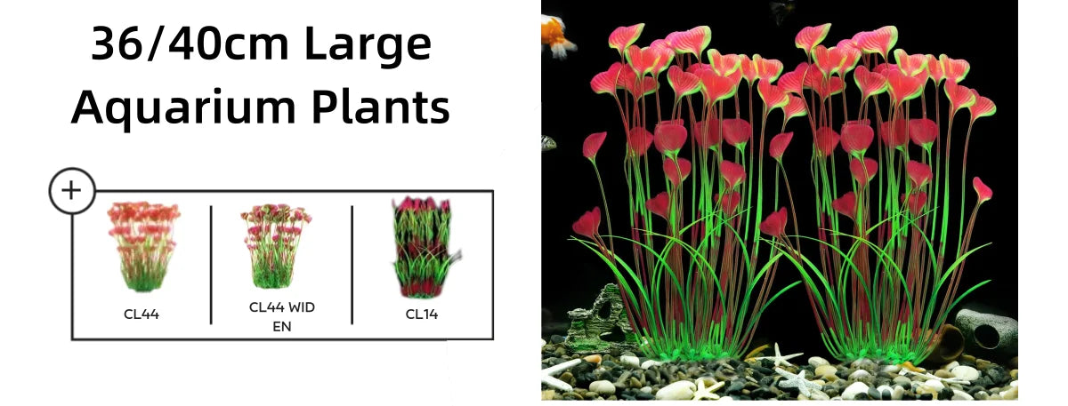 5/10pcs Plastic Aquarium Plants Fish Tank Decorations Artificial Seaweed Water grass Underwater Plants For Aquarium accessories