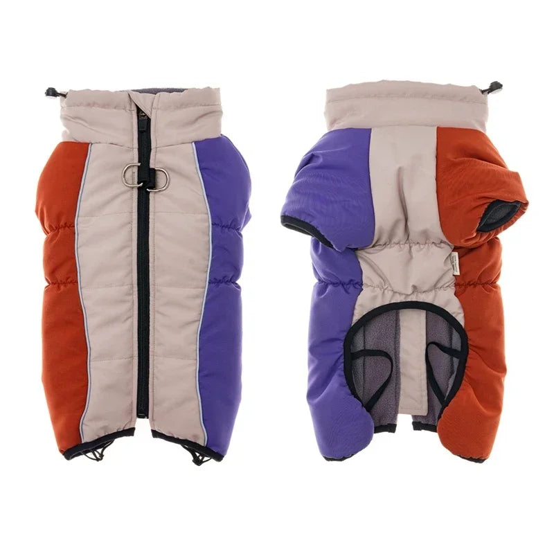 Dog Winter Coat Warm Jacket for Small Medium Dogs Padded Clothing French Bulldog Yorkie Pug Waterproof Dog Clothes Pet Outfit