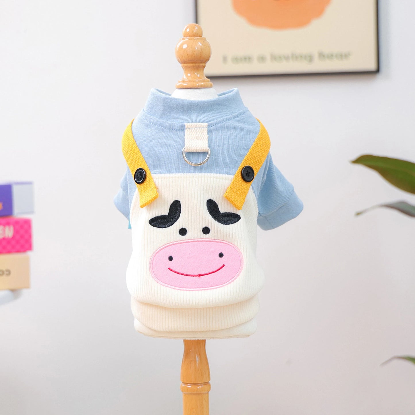 Adorable Puppy Hoodies with Colorful Patterns and Zipper Closure for Stylish Small Dog Outfits