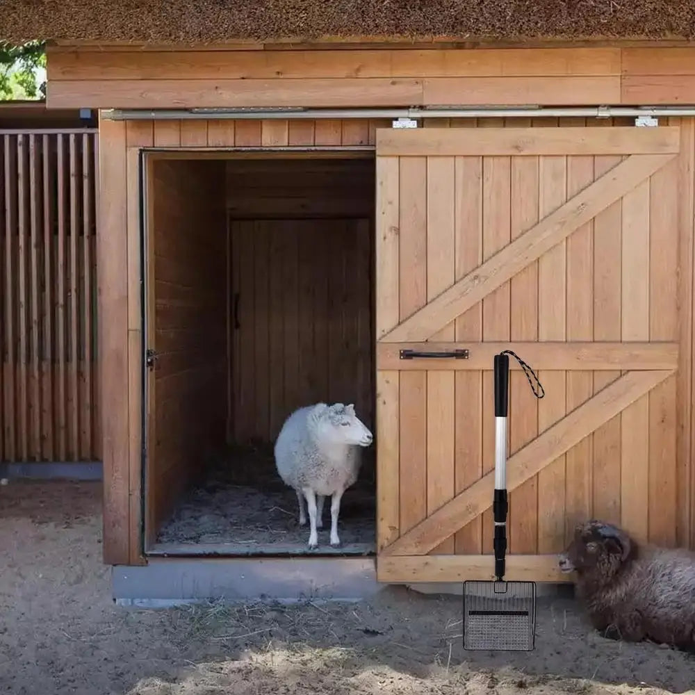 Chicken Coop Rake Stretchable Litter Sifter Chicken Coop Accessories Poop Shovel For Separating Poop And Debris From Sand