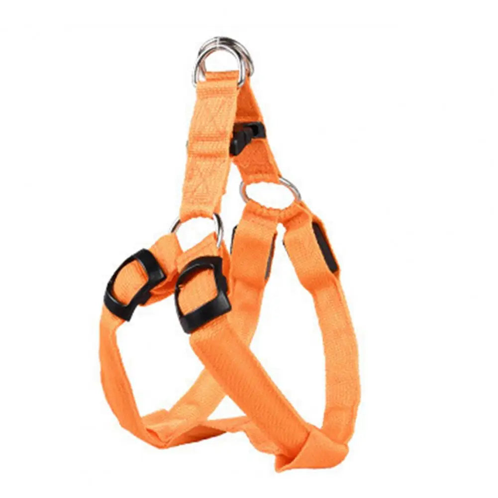 Adjustable LED Pet Harness USB Rechargeable Light Up Dog Harness Glow-in-The-Dark Safety Vest For Small Medium Dogs Pets Arnes