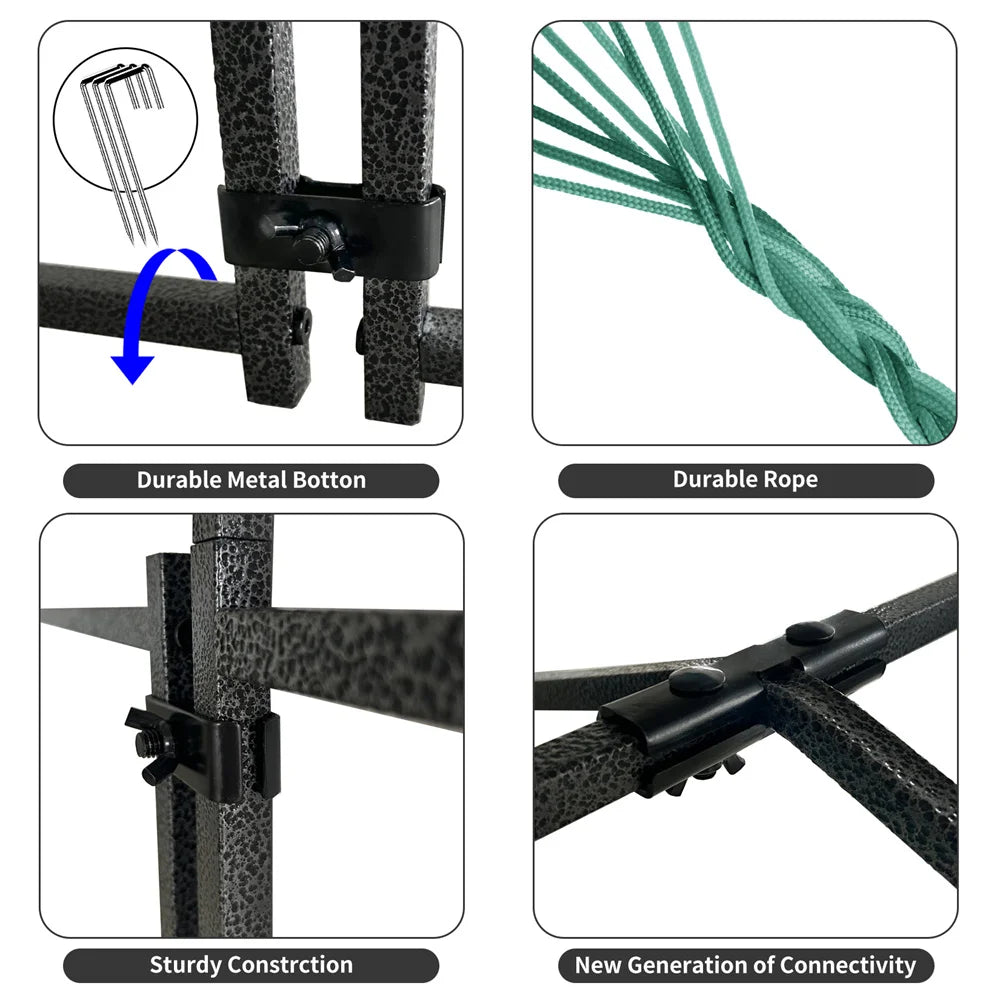 Large Walk-in Chicken Run Coop Cage Hens Rabbit Ducks Chickens Poultry Pen for Outside Yard Farm