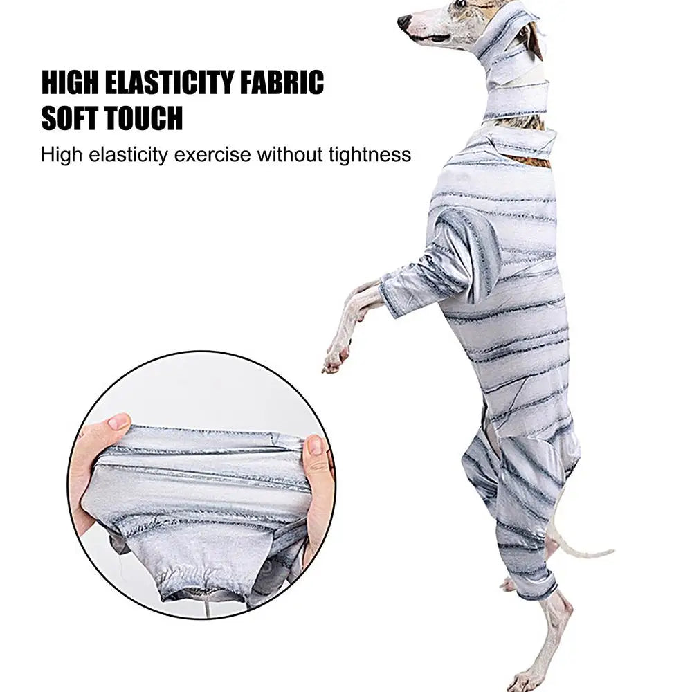 Dog Halloween Costumes Mummy Skeleton Halloween Costume Pet Cosplay Costume Funny Halloween Cat Clothes Reusable Dog Halloween