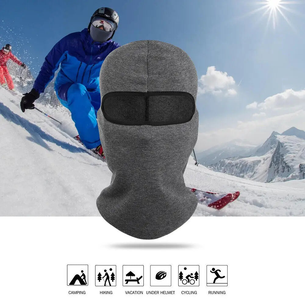 Winter Balaclava Fleece Full Face Mask Thermal Windproof Ski Mask for Men Women Cold Weather Neck Warmer Helmet lining Hood Hat