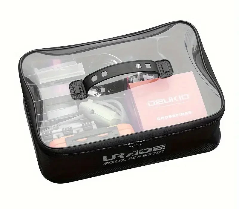 Portable EVA Fishing Storage Box Fishing Tool Accessory Organizer Bag Live Bait Storage Container Large Capacity Water Container