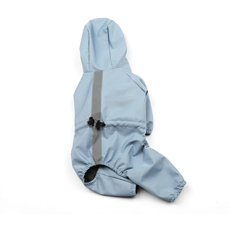 Pet Supplies Four-Legged Raincoat Waterproof Clothing for Spring and Summer Complete Package for Bear Schnauzer and Dog Raincoat