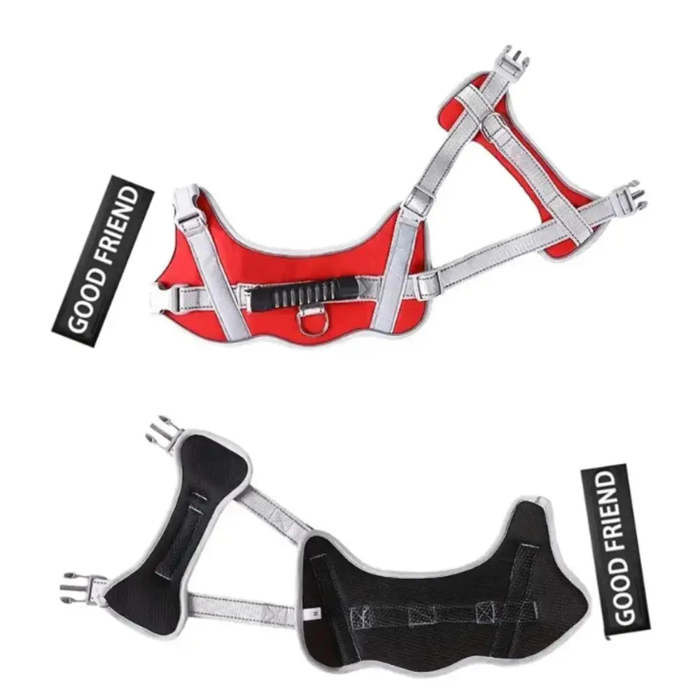 Chest Collars Adjustable Dog Harness Reflective Leash Set Reflective Vest Harness Adjustable Harness Outdoor Walking