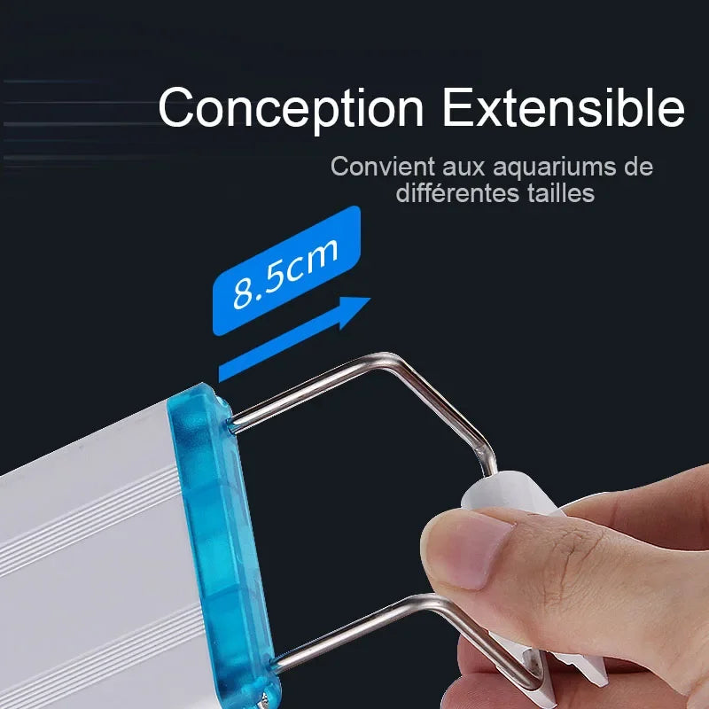 18~70CM Super Bright Lamp LED Aquarium Light For Aquatic Plant Fish Tank Extensible Clip Lamp 90~260V