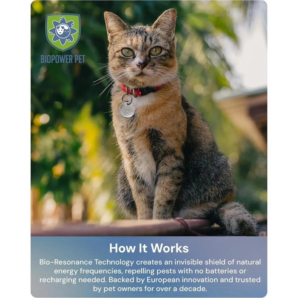 BioPower Pet Shield Natural Flea And Tick Collar Tag