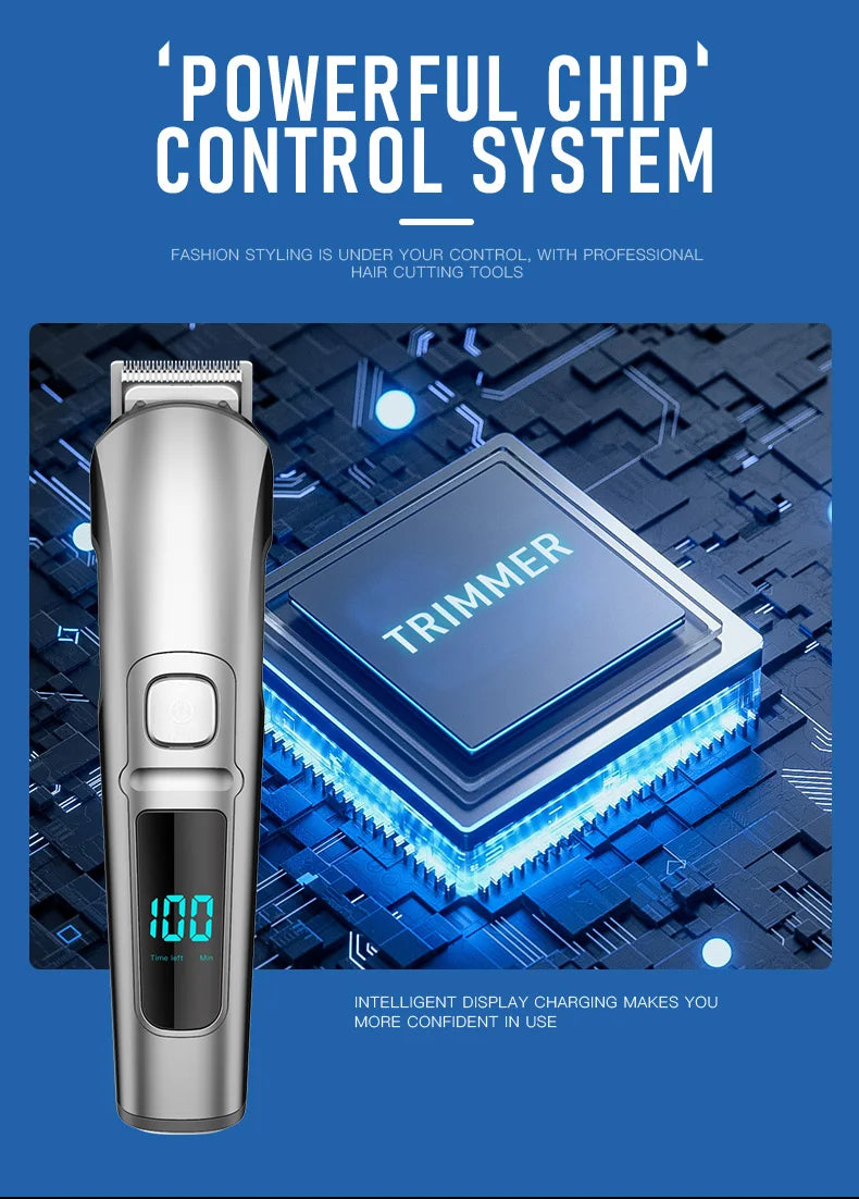 Ufree Beard Trimmer for Men, Waterproof Electric Razor for Nose, Body, Face & Mustache, Cordless Hair Clippers Shavers Grooming