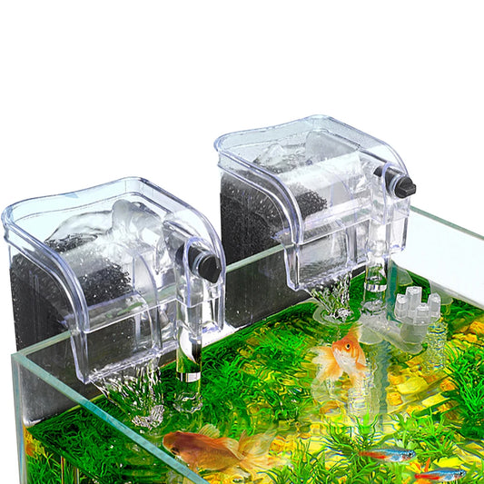 Fish Tanks Suspended Filter 2.5W 250H/L Hang Up Filter Oxygen Water Pump USB Mini Filter Aquarium Fish Tank Filter Water Purifie