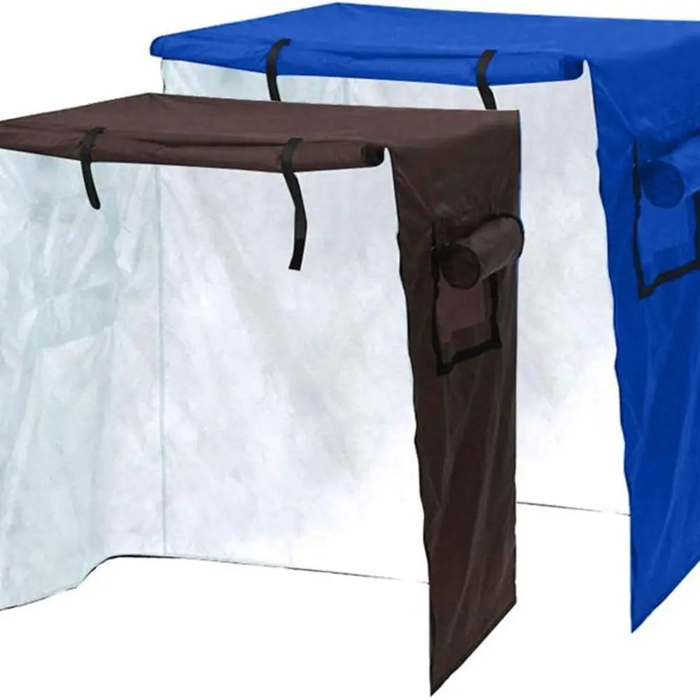 Breathable, Light-Blocking Universal Bird Cage Cover for Parrot Nests, Outdoor Use, Dust Protection (Blue)