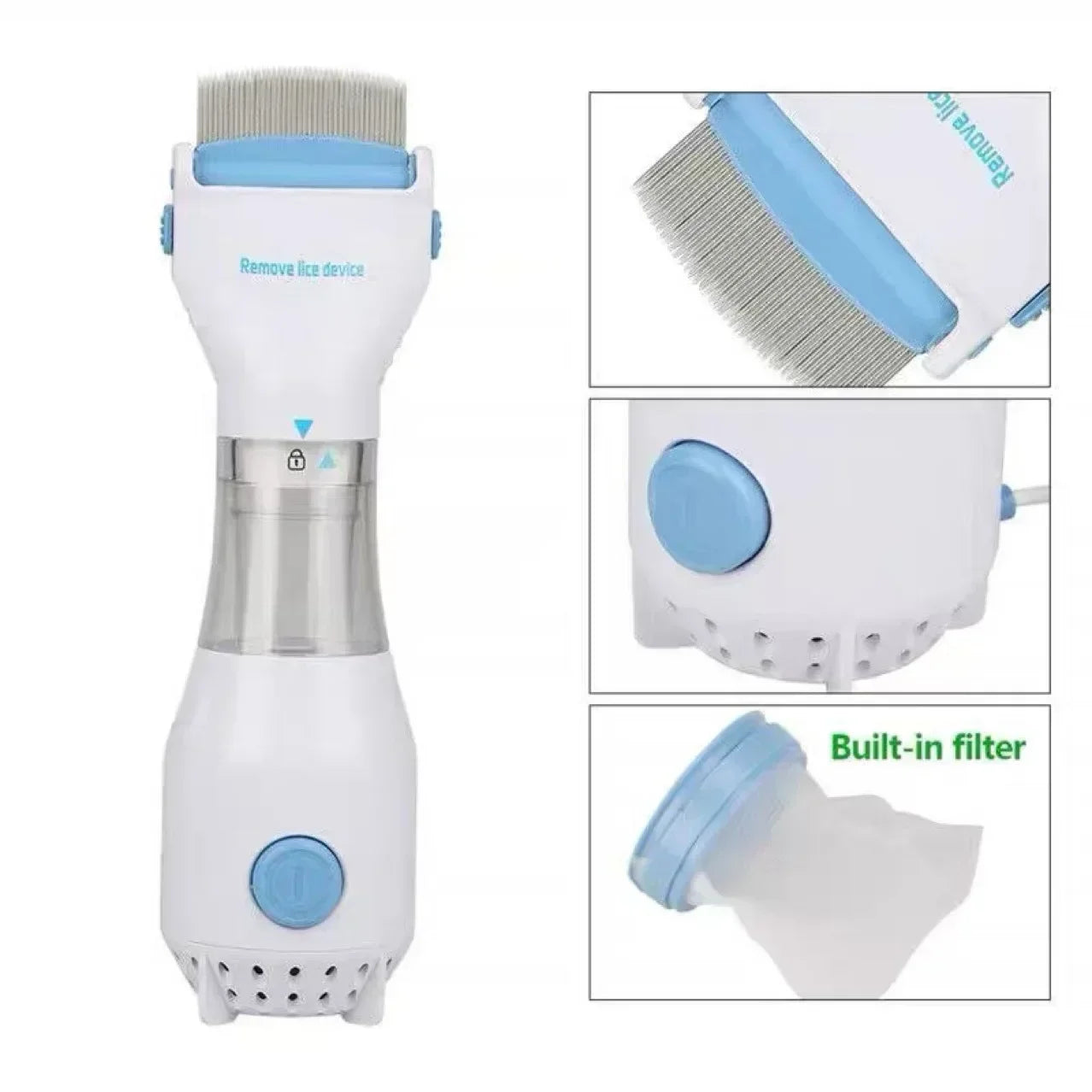 Pet Electric Lice Grabber Comb for Cats and Dogs Pro