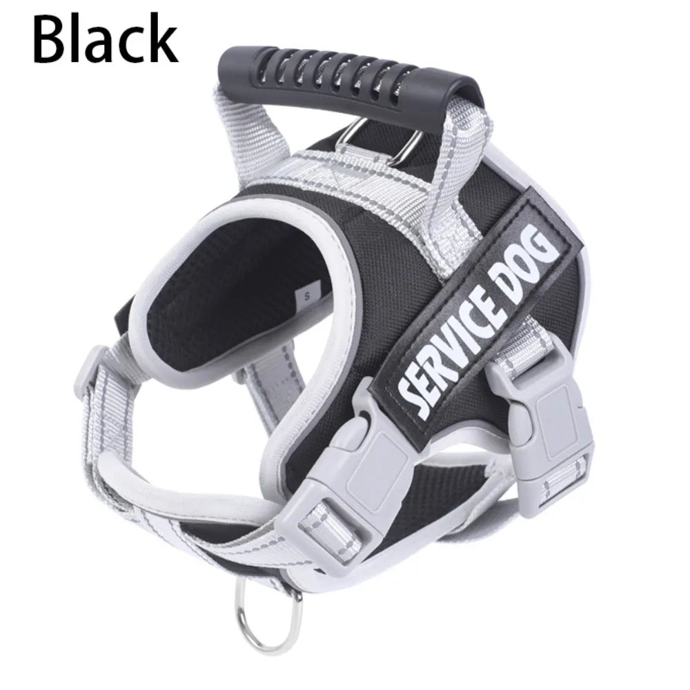 Chest Collars Adjustable Dog Harness Reflective Leash Set Reflective Vest Harness Adjustable Harness Outdoor Walking