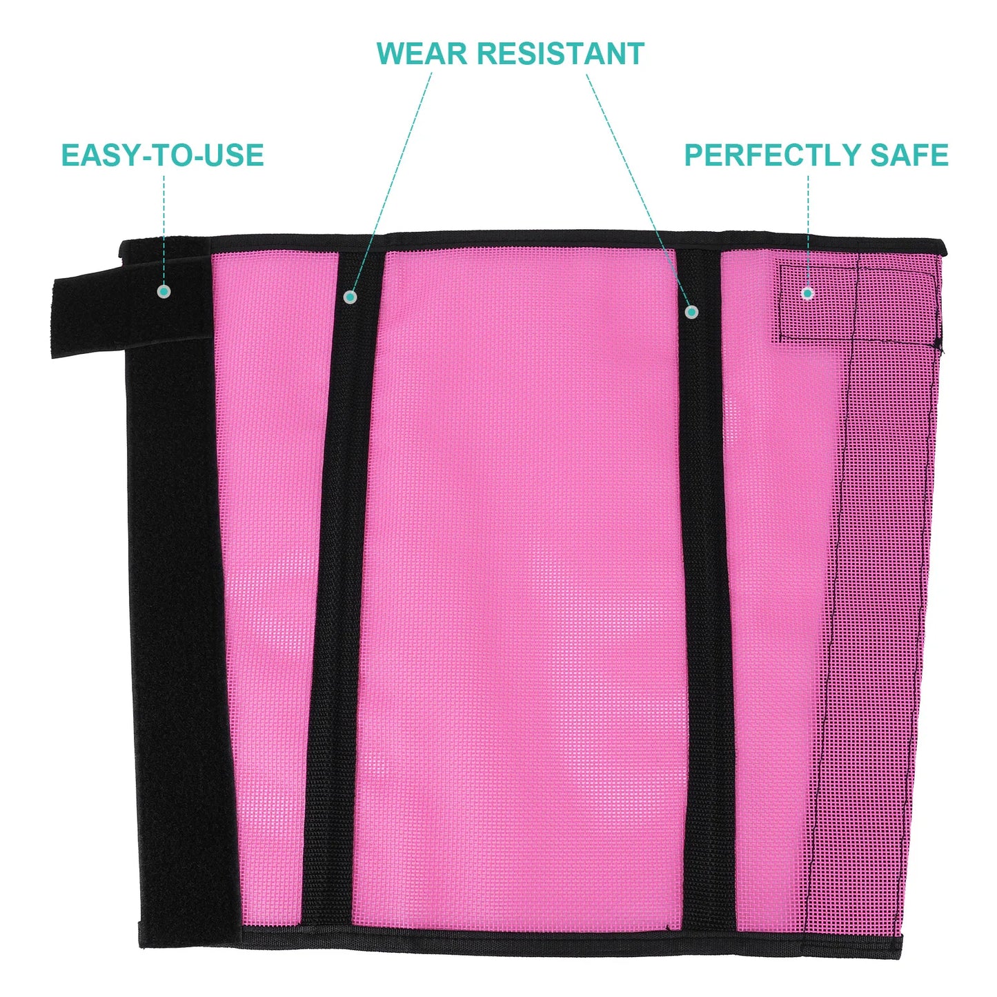 4 Sets Horse Foot Protective Cover Protective Horse Leg Wraps Breathable Mesh Horse Boots for Preventing Flies Mosquitoes Bite