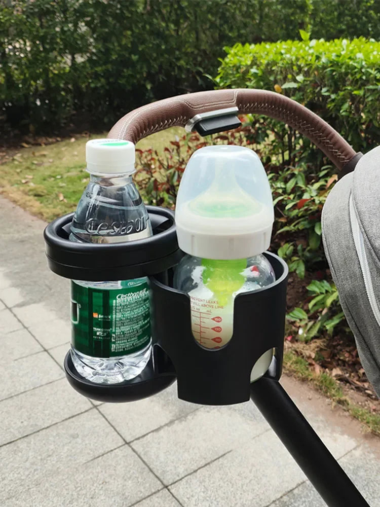 2-in-1 cup holder Baby Stroller Cup Holder Rack Children Bicycle Cart Bottle Rack Kids Bicycle Pushchair  Accessories