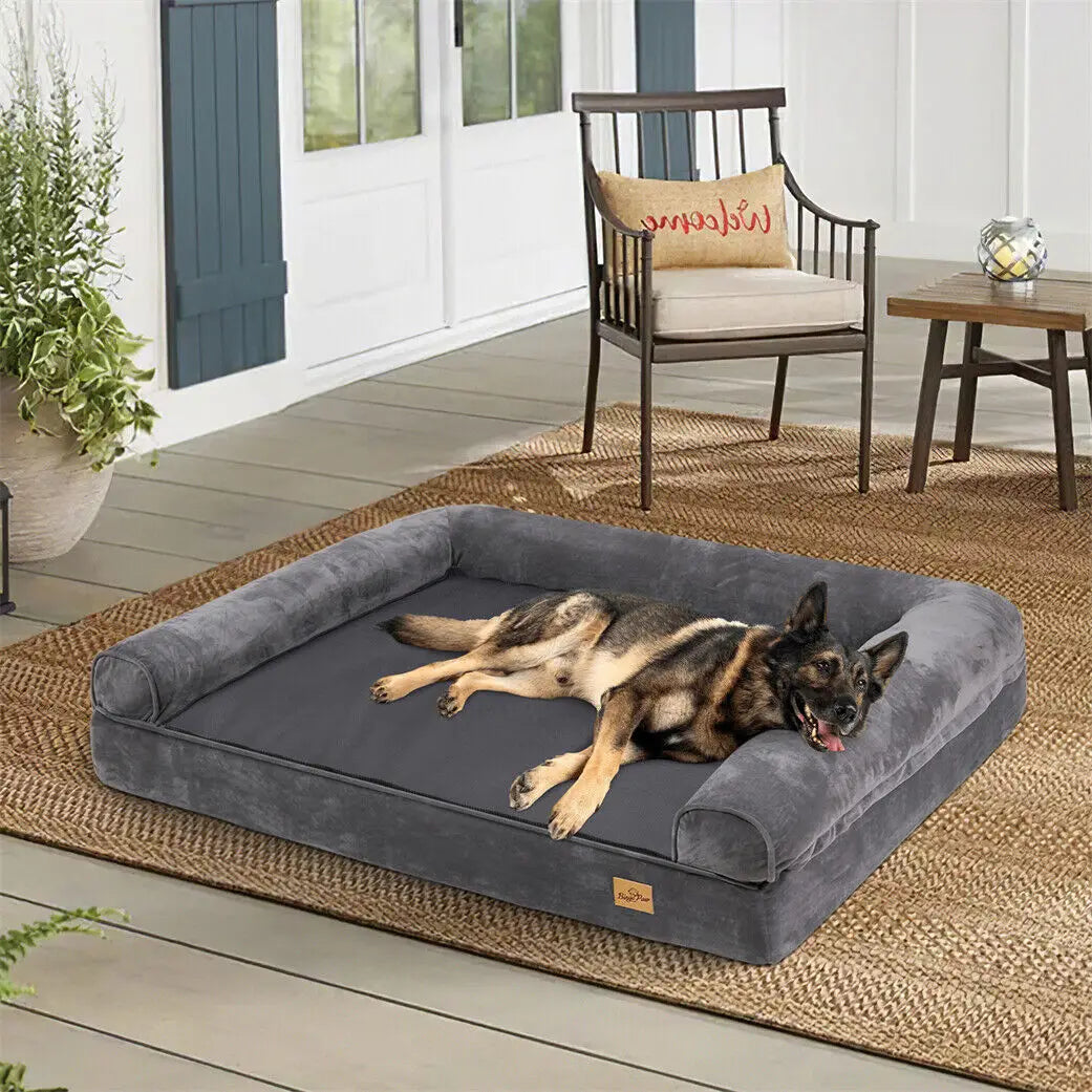 Extra Large Orthopedic Dog Bed With Removable Washable Cover