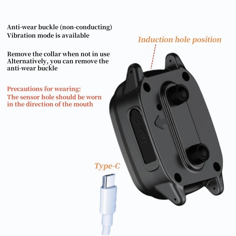 YHLC Automatic Anti Barking Dog Collar, Rechargeable Bark Stopper, Stop Barkin, Electric Training Collar for Dog