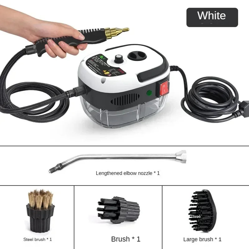 2500W Portable Steam Cleaner High Temperature Sterilization Pressure Jet Washer Machine for Home Car Kitchen Air Conditioner