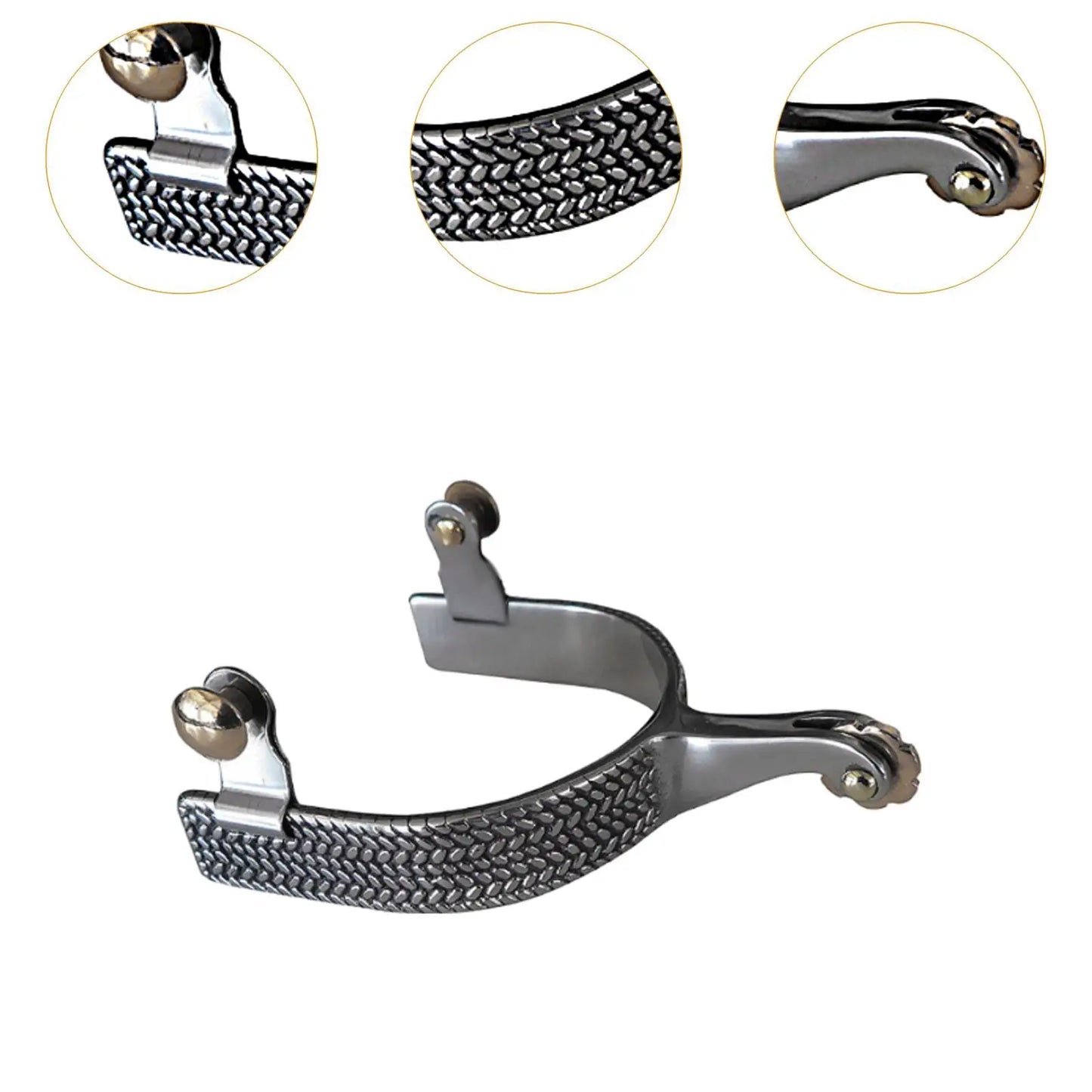 2 Pieces Western Horse Spur Antique Style for Men Women Horse Boot Spur with